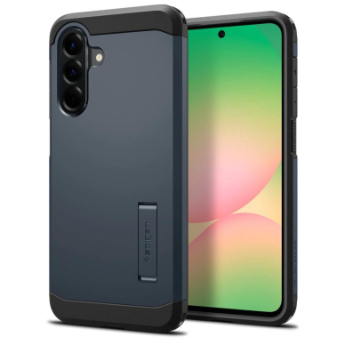 Spigen Tough Armor Dėklas skirtas Samsung Galaxy A56 5G - Pilkas/Juodas