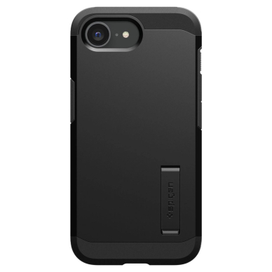 Spigen Tough Armor Dėklas with MagSafe skirtas iPhone SE 4 (2025) su stoveliu - Juodas 1