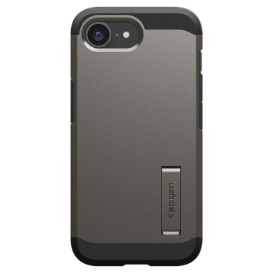 Spigen Tough Armor Dėklas with MagSafe skirtas iPhone SE 4 (2025) su stoveliu - Pilkas 1