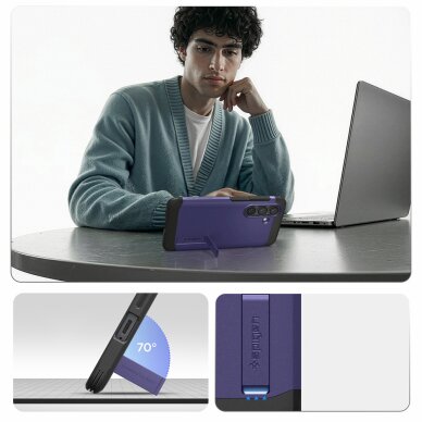 Samsung Galaxy S26+ Spigen Tough Armor Mag MagSafe dėklas – violetinis 11