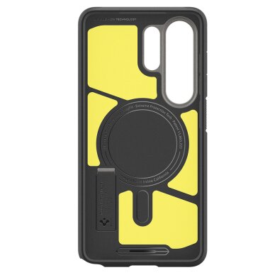 Samsung Galaxy S26 Ultra Spigen Tough Armor Mag MagSafe dėklas – pilkas 3 Samsung Galaxy S26 Ultra Spigen Tough Armor Mag MagSafe dėklas – pilkas 3