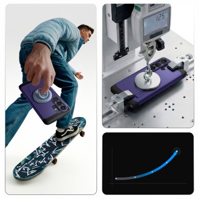 Samsung Galaxy S26 Ultra Spigen Tough Armor Mag MagSafe dėklas – violetinis 13 Samsung Galaxy S26 Ultra Spigen Tough Armor Mag MagSafe dėklas – violetinis 13