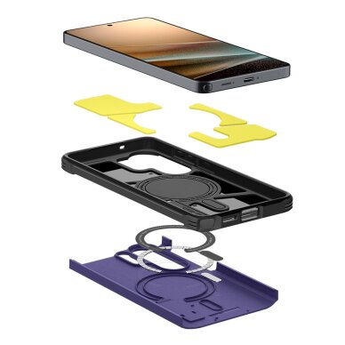 Samsung Galaxy S26 Ultra Spigen Tough Armor Mag MagSafe dėklas – violetinis 6