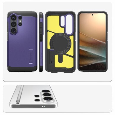Samsung Galaxy S26 Ultra Spigen Tough Armor Mag MagSafe dėklas – violetinis 9 Samsung Galaxy S26 Ultra Spigen Tough Armor Mag MagSafe dėklas – violetinis 9
