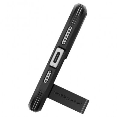 Apsauginis dėklas Spigen TOUGH ARMOR MAG MAGSAFE IPHONE 15 Juodas 4