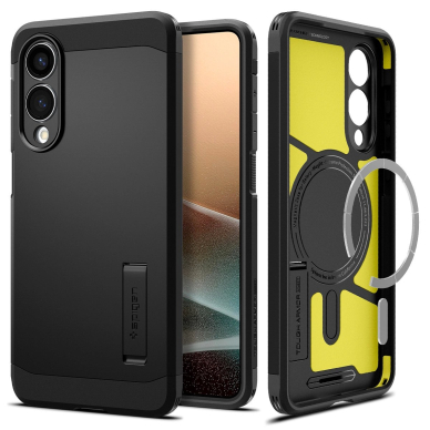Samsung Galaxy S25 Edge Spigen Tough Armor MagSafe dėklas - juodas 1
