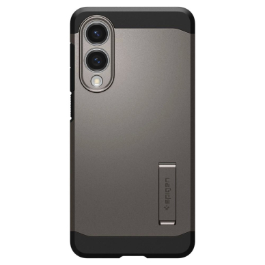 Samsung Galaxy S25 Edge Spigen Tough Armor MagSafe dėklas - pilkas/juodas 1