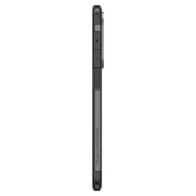 Samsung Galaxy S25 Edge Spigen Tough Armor MagSafe dėklas - pilkas/juodas 3