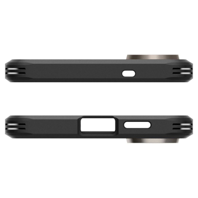Samsung Galaxy S25 Edge Spigen Tough Armor MagSafe dėklas - pilkas/juodas 4