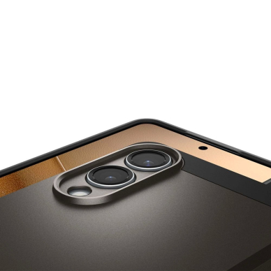 Samsung Galaxy S25 Edge Spigen Tough Armor MagSafe dėklas - pilkas/juodas 6