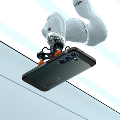 Spigen Tough Armor MagSafe Dėklas Samsung Galaxy S25 - Žalias 11