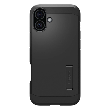 Spigen Tough Armor MagSafe Dėklas su stoveliu skirtas iPhone 16 - Juodas 2