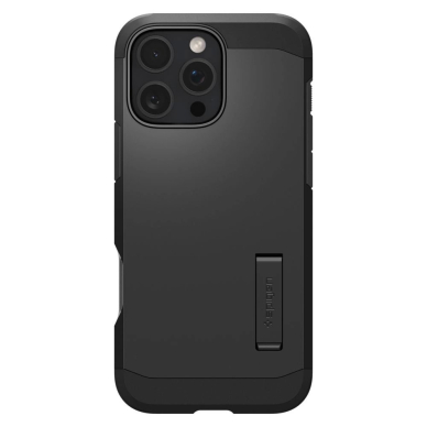 Spigen Tough Armor MagSafe Dėklas su stoveliu skirtas iPhone 16 Pro - Juodas 2