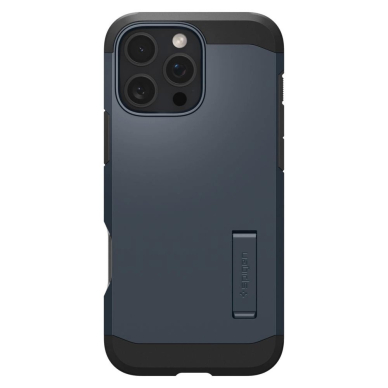 Spigen Tough Armor MagSafe Dėklas su stoveliu skirtas iPhone 16 Pro - Tamsiai Pilkas 2