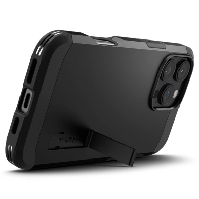 Spigen Tough Armor MagSafe Dėklas su stoveliu skirtas iPhone 16 Pro Max - Juodas 7