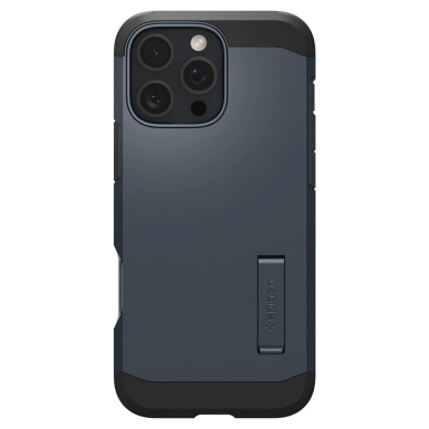 Spigen Tough Armor MagSafe Dėklas su stoveliu skirtas iPhone 16 Pro Max - Tamsiai Pilkas 1