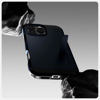 Spigen Tough Armor MagSafe Dėklas su stoveliu skirtas iPhone 16 Pro Max - Tamsiai Pilkas 7