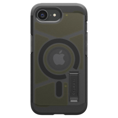 iPhone 16e – Spigen Tough Armor MagSafe dėklas - Skaidriai pilkas 2