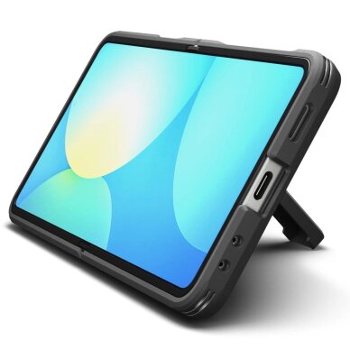Samsung Galaxy Z Flip 7 dėklas Spigen Tough Armor Pro Mag, MagSafe – juodas 11