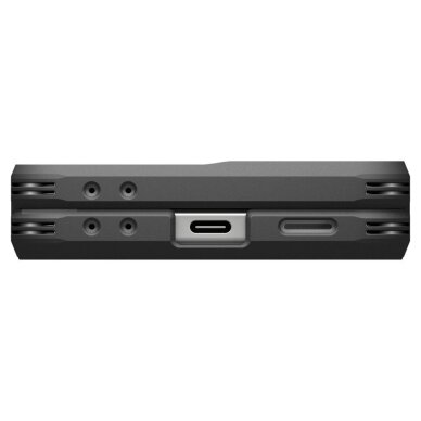 Samsung Galaxy Z Flip 7 dėklas Spigen Tough Armor Pro Mag, MagSafe – juodas 15