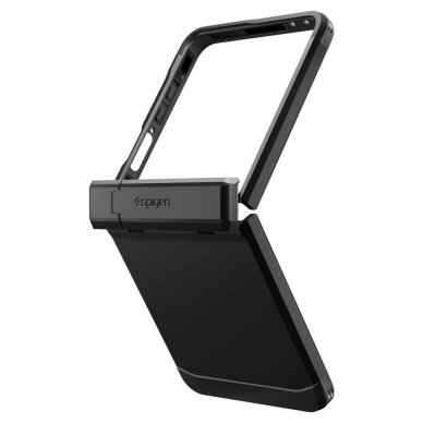 Samsung Galaxy Z Flip 7 dėklas Spigen Tough Armor Pro Mag, MagSafe – juodas 18