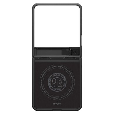 Samsung Galaxy Z Flip 7 dėklas Spigen Tough Armor Pro Mag, MagSafe – juodas 3