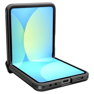Samsung Galaxy Z Flip 7 dėklas Spigen Tough Armor Pro Mag, MagSafe – juodas 7
