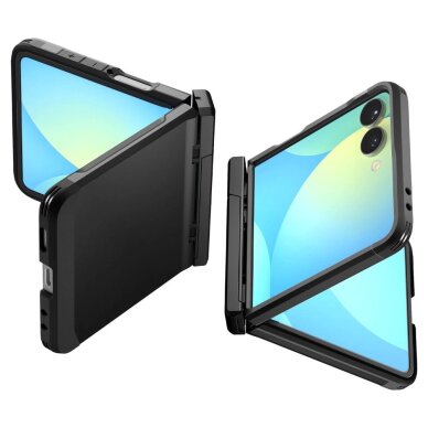 Samsung Galaxy Z Flip 7 dėklas Spigen Tough Armor Pro Mag, MagSafe – juodas 9
