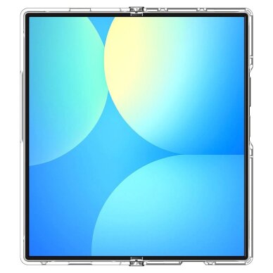 Samsung Galaxy Z Fold7 Spigen Tough Armor Pro Mag MagSafe dėklas – skaidrus ir baltas 4