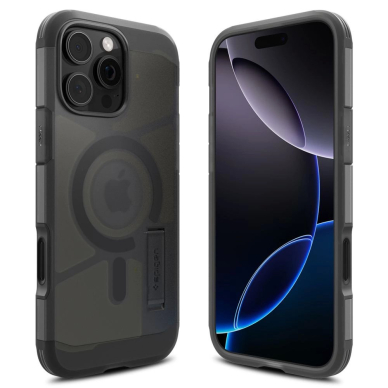 Spigen Tough Armor "T" Mag MagSafe dėklas iPhone 16 Pro - juodas 1