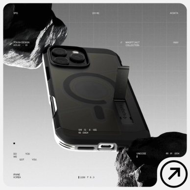Spigen Tough Armor "T" Mag MagSafe dėklas iPhone 16 Pro - juodas 11