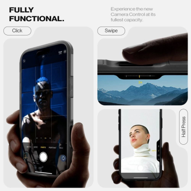 Spigen Tough Armor "T" Mag MagSafe dėklas iPhone 16 Pro - juodas 12
