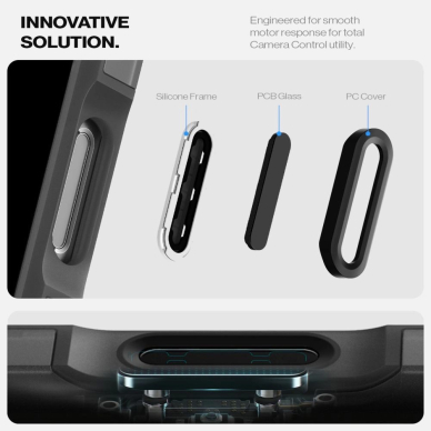 Spigen Tough Armor "T" Mag MagSafe dėklas iPhone 16 Pro - juodas 13