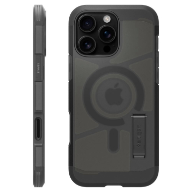 Spigen Tough Armor "T" Mag MagSafe dėklas iPhone 16 Pro - juodas 2