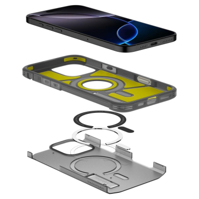Spigen Tough Armor "T" Mag MagSafe dėklas iPhone 16 Pro - juodas 8