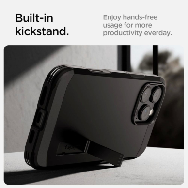 Spigen Tough Armor "T" MagSafe Dėklas iPhone 16 Pro Max - Juodas 13