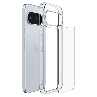 Google Pixel 10 / 10 Pro dėklas Spigen Ultra Hybrid – skaidrus 5