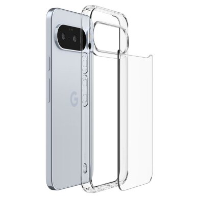 Google Pixel 10 Pro XL Spigen Ultra Hybrid dėklas – skaidrus 5