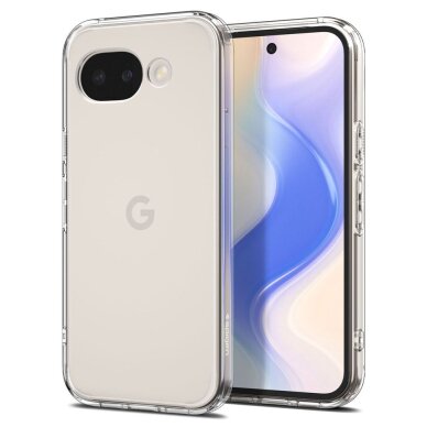 Google Pixel 10A Spigen Ultra Hybrid dėklas – skaidrus