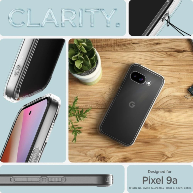 Spigen Ultra Hybrid dėklas Google Pixel 9A - permatomas 8 Spigen Ultra Hybrid dėklas Google Pixel 9A - permatomas 8
