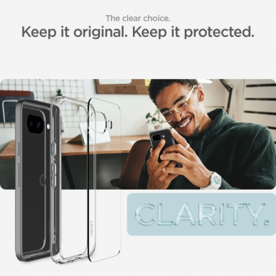 Spigen Ultra Hybrid dėklas Google Pixel 9A - permatomas 9