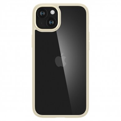 Spigen Ultra Hybrid case for iPhone 15 Plus - Kreminė 2 Spigen Ultra Hybrid case for iPhone 15 Plus - Kreminė 2