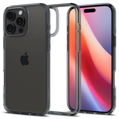 Spigen Ultra Hybrid Dėklas skirtas iPhone 16 Pro Max - Permatomas