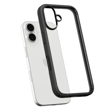 iPhone 17 dėklas Spigen Ultra Hybrid – matinės juodos spalvos 4