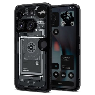 Nothing Phone 3 Zero One dėklas Spigen Ultra Hybrid – skaidrus 1