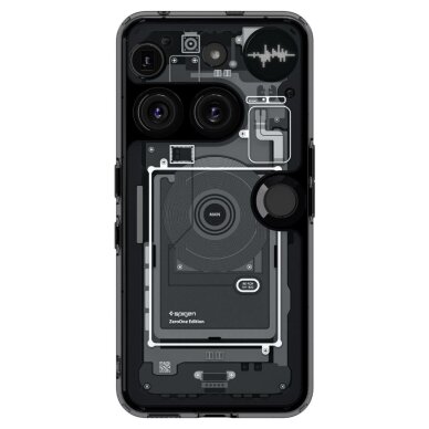Nothing Phone 3 Zero One dėklas Spigen Ultra Hybrid – skaidrus 3