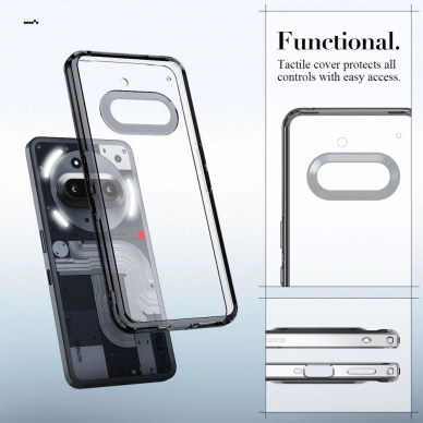 Nothing Phone 3A – Spigen Ultra Hybrid dėklas - Skaidrus 12