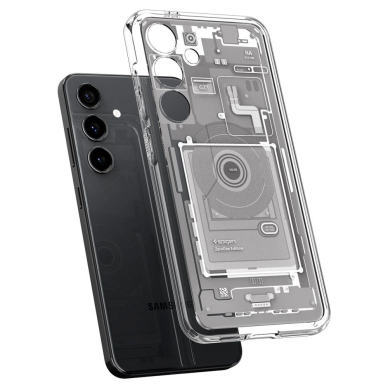 Spigen Ultra Hybrid Dėklas skirtas Samsung Galaxy S24 Zero One - Baltas 7