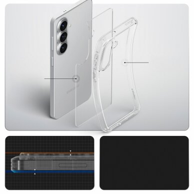 Samsung Galaxy S26+ Spigen Ultra Hybrid dėklas – skaidrus 14