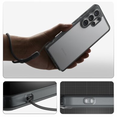 Samsung Galaxy S26 Ultra Spigen Ultra Hybrid dėklas – pusiau skaidrus 16